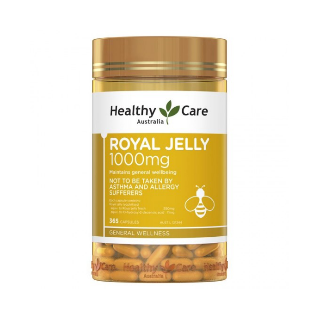 Healthy Care Royal Jelly 1000 365 Capsules