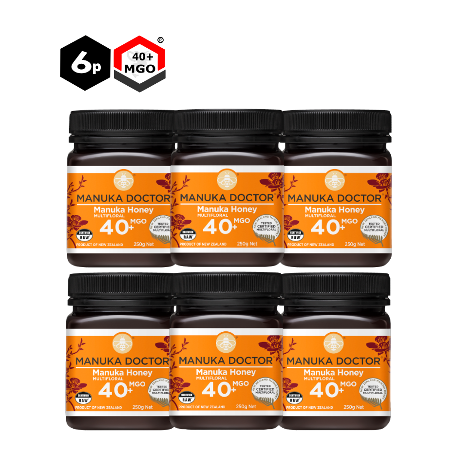 6 x MGO 40+ Multifloral Manuka Honey | Bundle